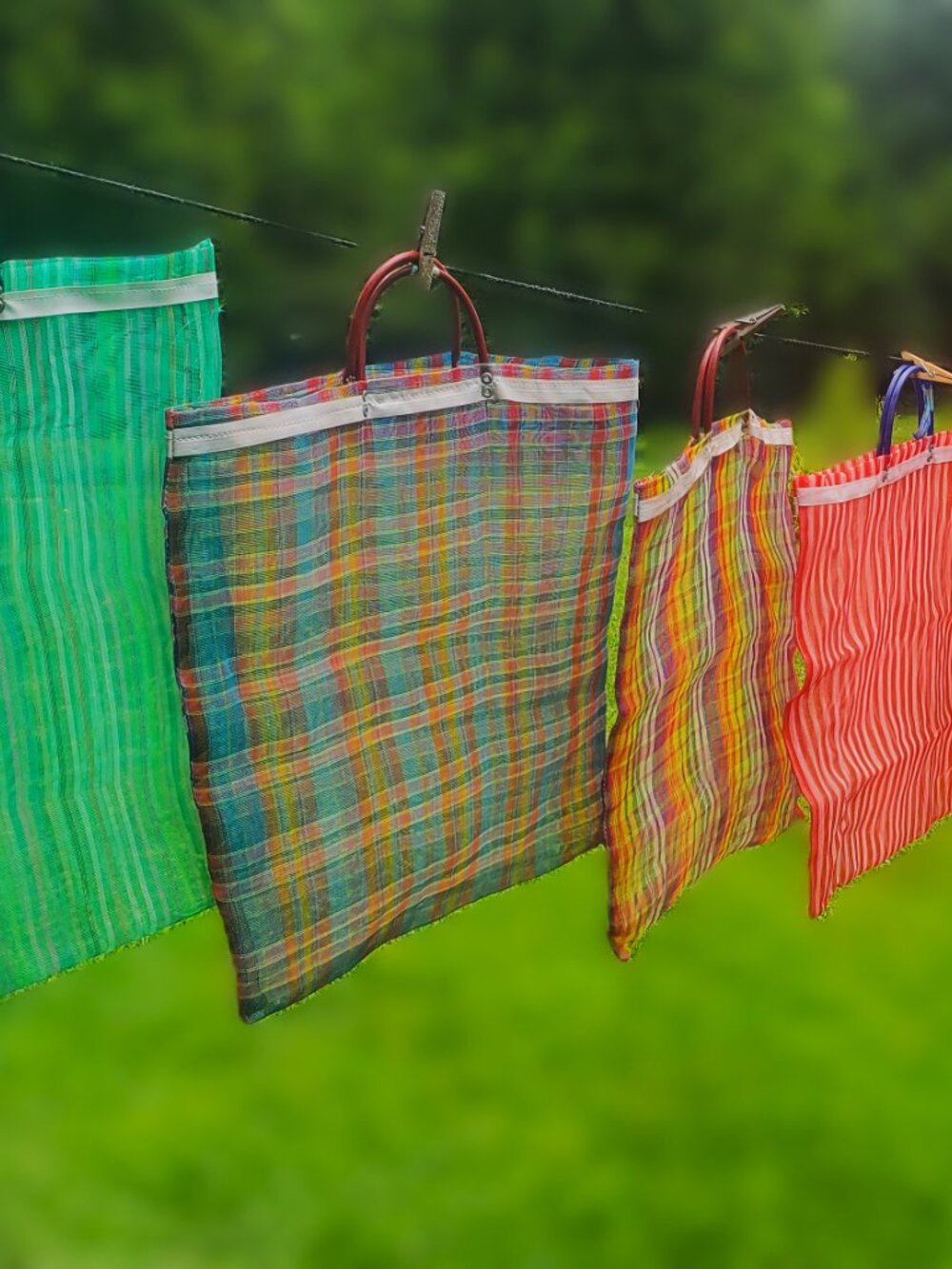 Mexican Mercado Shopping Bag Lot/ 9 Count